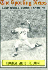 1970 Topps Baseball Cards      309     World Series Game 5-Jerry Koosman